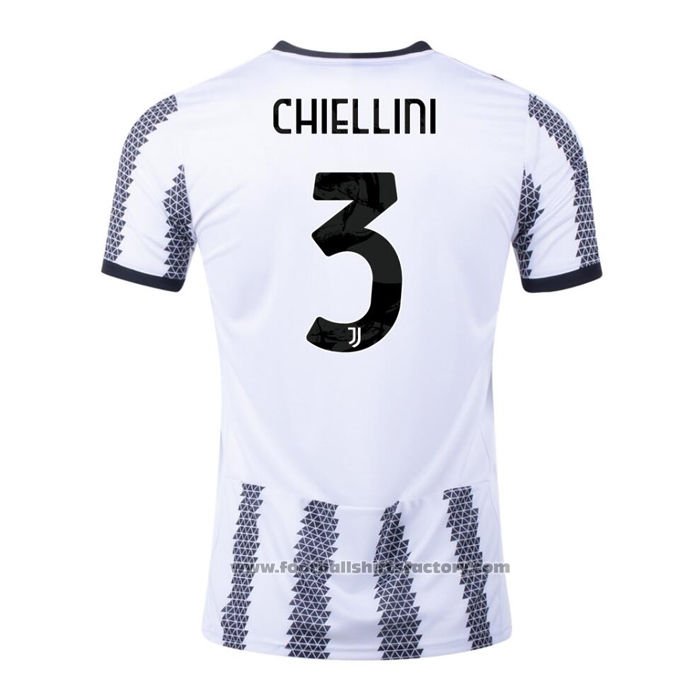Juventus Player Chiellini Home Shirt 2022-2023